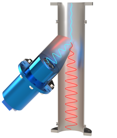 Pumpenschwingungen dämpfen mit QuietHydro, Konzept, Schnittansicht, Render