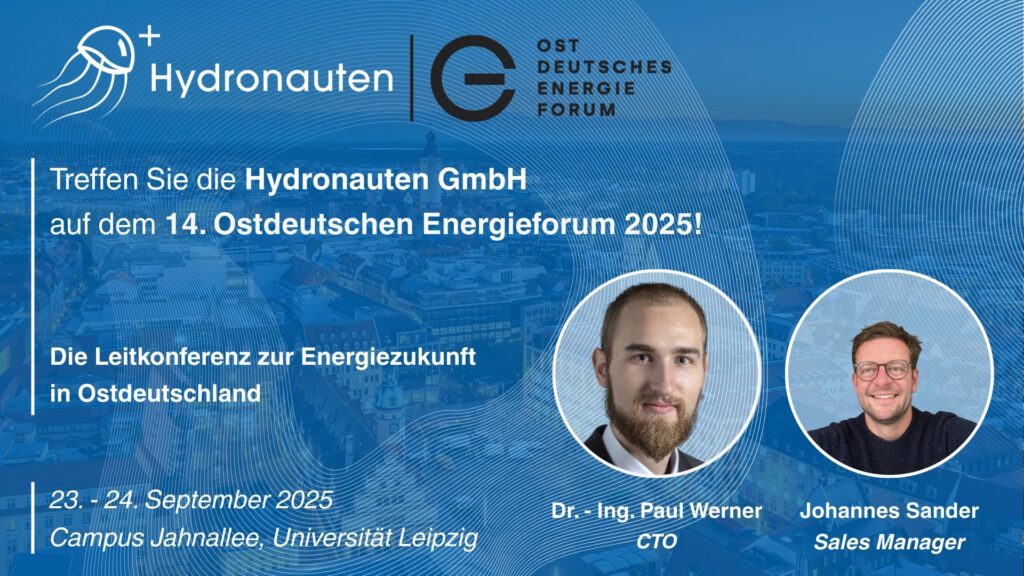Hydronauten Konferenz ODEF Ostdeutsches Energieforum Announcement